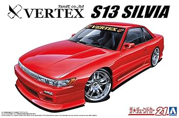 アオシマ Nissan silviaシルビア Vertex AERO 完成品 Amazon.com: Aoshima Nissan Vertex PS13 Silvia '91 1:24 Scale